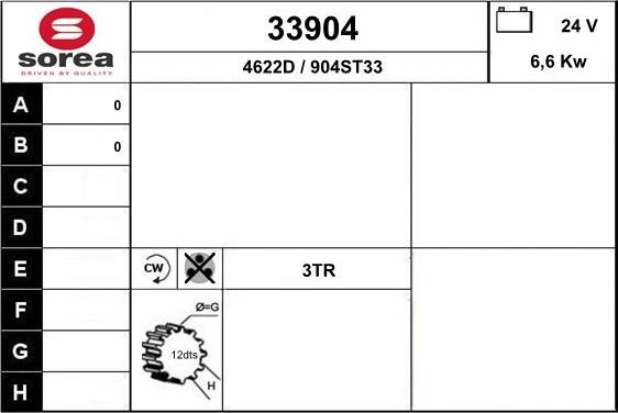 EAI 33904 - Стартер unicars.by