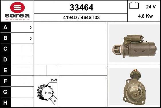 EAI 33464 - Стартер unicars.by