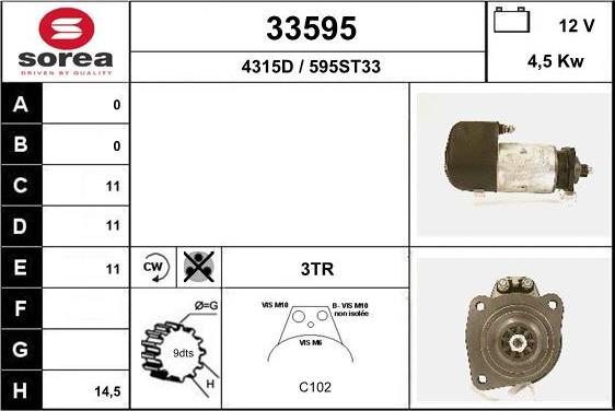 EAI 33595 - Стартер unicars.by