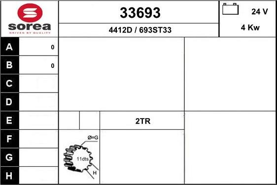 EAI 33693 - Стартер unicars.by