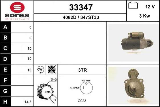 EAI 33347 - Стартер unicars.by