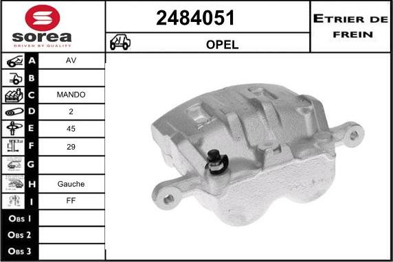 EAI 2484051 - Тормозной суппорт unicars.by