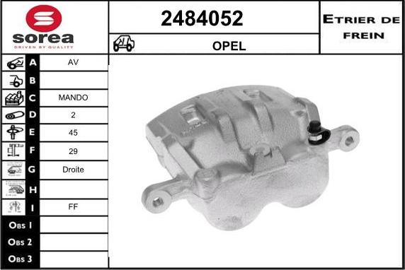 EAI 2484052 - Тормозной суппорт unicars.by