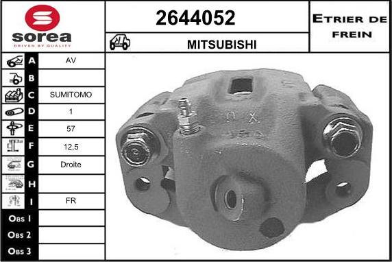 EAI 2644052 - Тормозной суппорт unicars.by