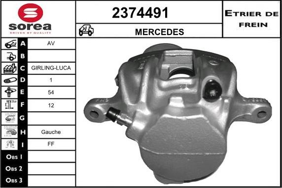 EAI 2374491 - Тормозной суппорт unicars.by