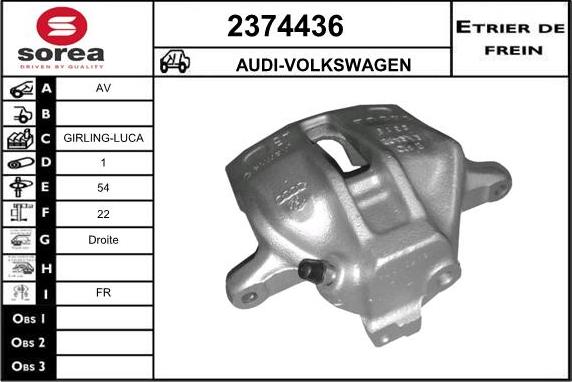 EAI 2374436 - Тормозной суппорт unicars.by