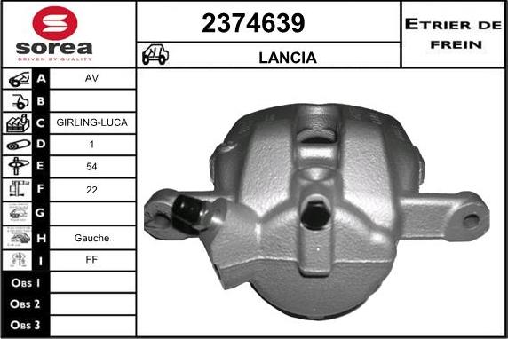 EAI 2374639 - Тормозной суппорт unicars.by