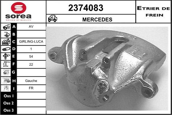 EAI 2374083 - Тормозной суппорт unicars.by