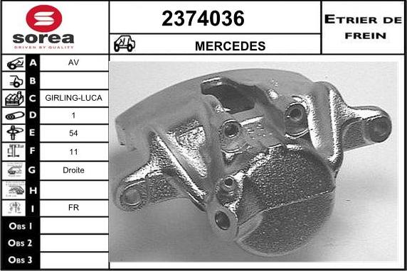 EAI 2374036 - Тормозной суппорт unicars.by