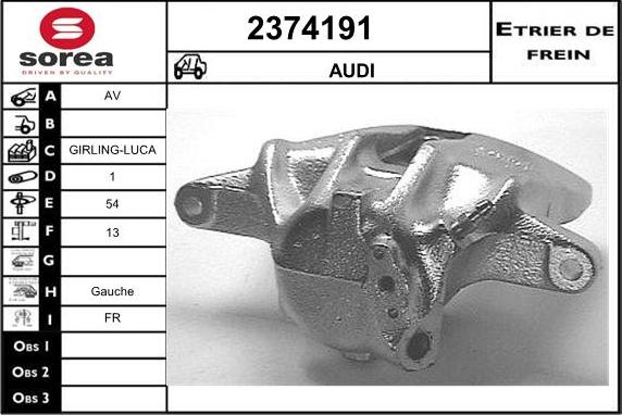 EAI 2374191 - Тормозной суппорт unicars.by