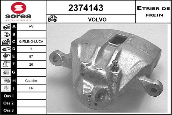 EAI 2374143 - Тормозной суппорт unicars.by