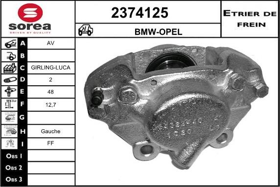 EAI 2374125 - Тормозной суппорт unicars.by