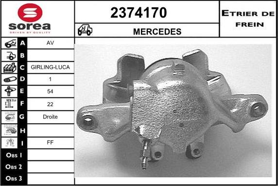 EAI 2374170 - Тормозной суппорт unicars.by