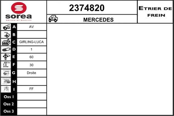 EAI 2374820 - Тормозной суппорт unicars.by