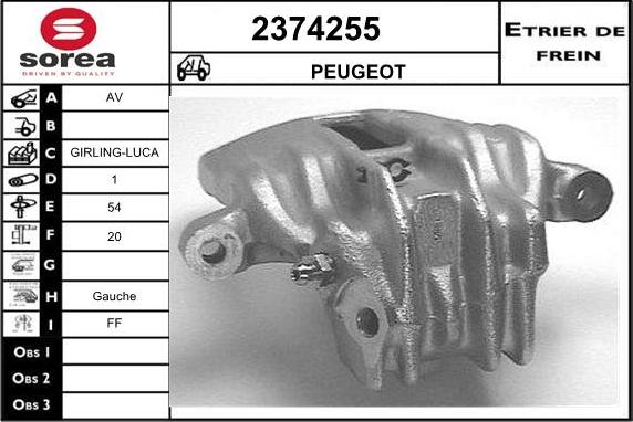 EAI 2374255 - Тормозной суппорт unicars.by