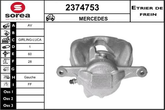 EAI 2374753 - Тормозной суппорт unicars.by