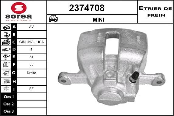 EAI 2374708 - Тормозной суппорт unicars.by