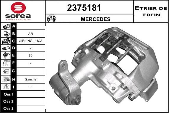 EAI 2375181 - Тормозной суппорт unicars.by