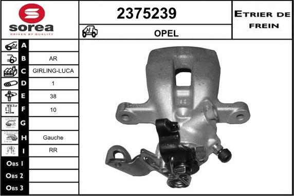 EAI 2375239 - Тормозной суппорт unicars.by