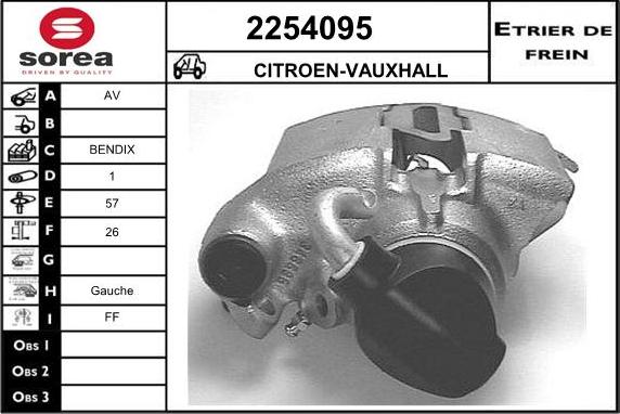 EAI 2254095 - Тормозной суппорт unicars.by