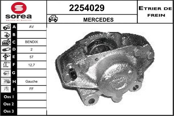 EAI 2254029 - Тормозной суппорт unicars.by