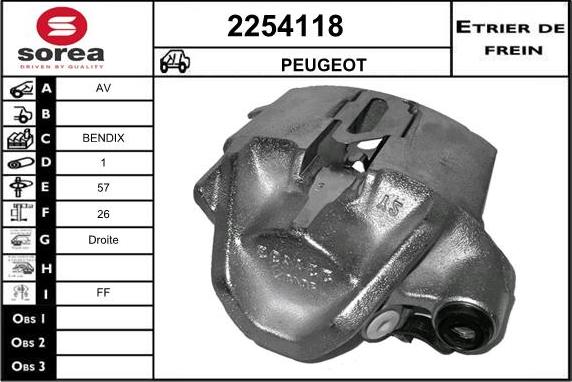 EAI 2254118 - Тормозной суппорт unicars.by