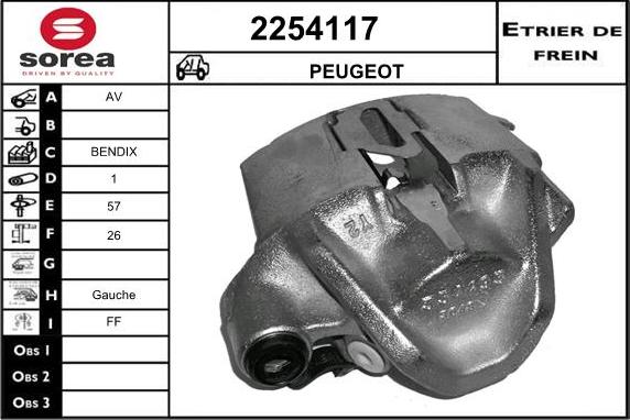 EAI 2254117 - Тормозной суппорт unicars.by