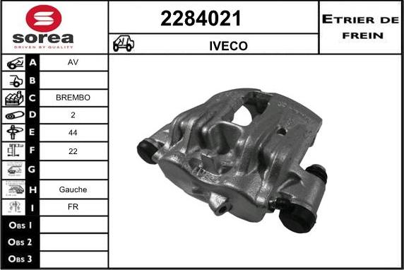 EAI 2284021 - Тормозной суппорт unicars.by