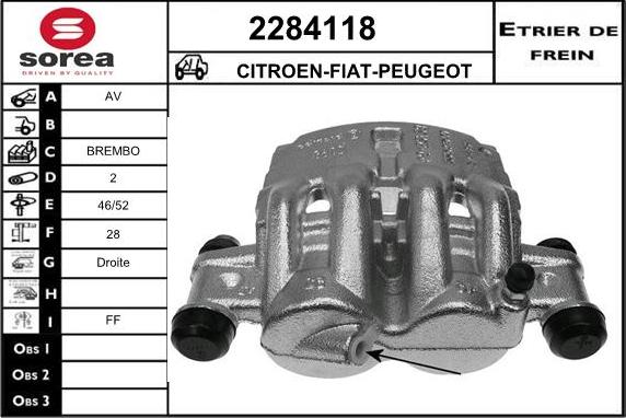 EAI 2284118 - Тормозной суппорт unicars.by