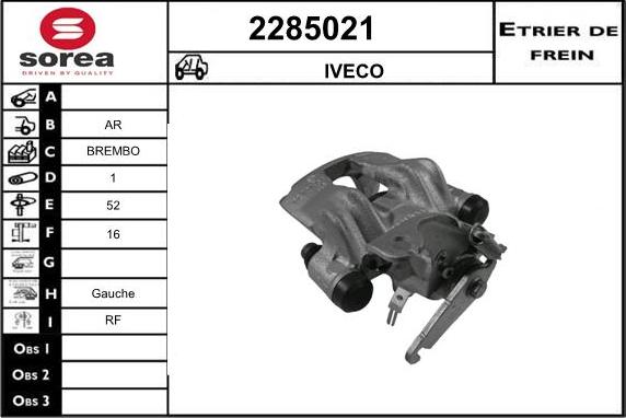 EAI 2285021 - Тормозной суппорт unicars.by