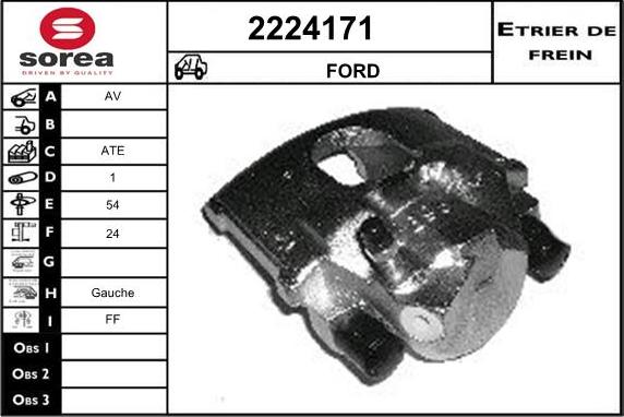 EAI 2224171 - Тормозной суппорт unicars.by