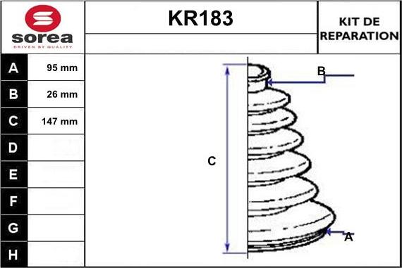 EAI KR183 - Пыльник, приводной вал unicars.by