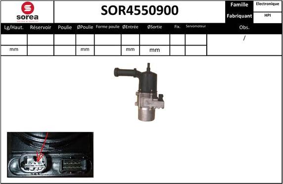 EAI SOR4550900 - Гидравлический насос, рулевое управление, ГУР unicars.by