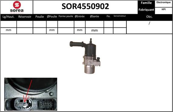 EAI SOR4550902 - Гидравлический насос, рулевое управление, ГУР unicars.by