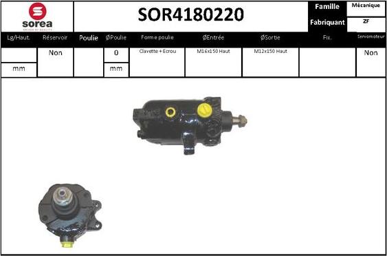 EAI SOR4180220 - Гидравлический насос, рулевое управление, ГУР unicars.by