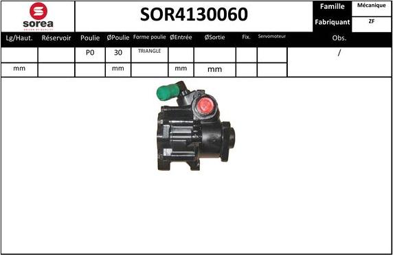 EAI SOR4130060 - Гидравлический насос, рулевое управление, ГУР unicars.by