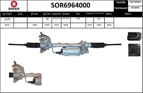 EAI SOR6964000 - Рулевой механизм, рейка unicars.by