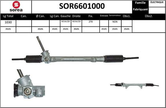 EAI SOR6601000 - Рулевой механизм, рейка unicars.by