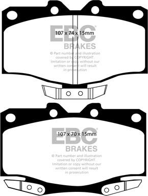 Akebono AN-351WKE - Тормозные колодки, дисковые, комплект unicars.by