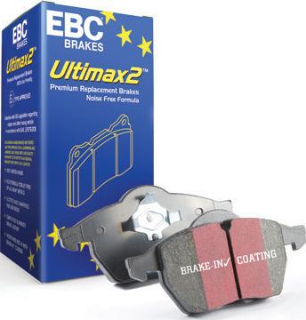 EBC Brakes DP1213 - Тормозные колодки, дисковые, комплект unicars.by