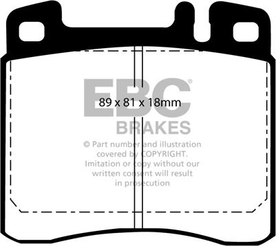 Mercedes-Benz 0024200320 - Тормозные колодки, дисковые, комплект unicars.by