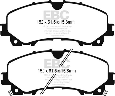 TRW Engine Component GDB2222 - Тормозные колодки, дисковые, комплект unicars.by