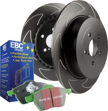 EBC Brakes PD16KF037 - Комплект экономичных тормозов unicars.by