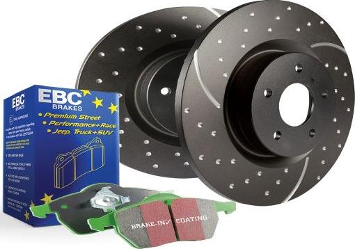 EBC Brakes PD11KF696 - Комплект экономичных тормозов unicars.by