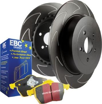 EBC Brakes PD18KF040 - Комплект экономичных тормозов unicars.by