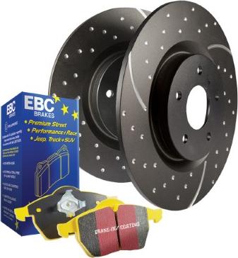 EBC Brakes PD13KF833 - Комплект экономичных тормозов unicars.by