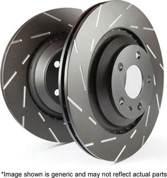 EBC Brakes USR1590 - Тормозной диск unicars.by