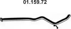 Eberspächer 01.159.72 - Труба выхлопного газа unicars.by