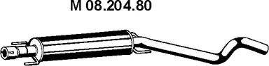 Eberspächer 08.204.80 - Средний глушитель выхлопных газов unicars.by