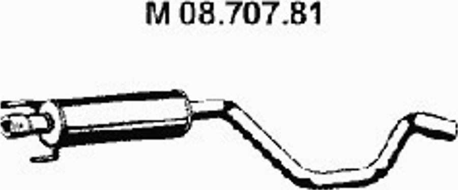 Eberspächer 08.707.81 - Средний глушитель выхлопных газов unicars.by